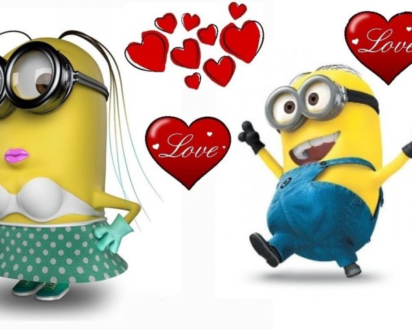 Миньон с сердцем