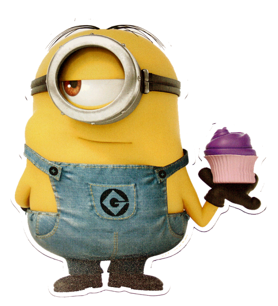 Миньон на Красном фоне