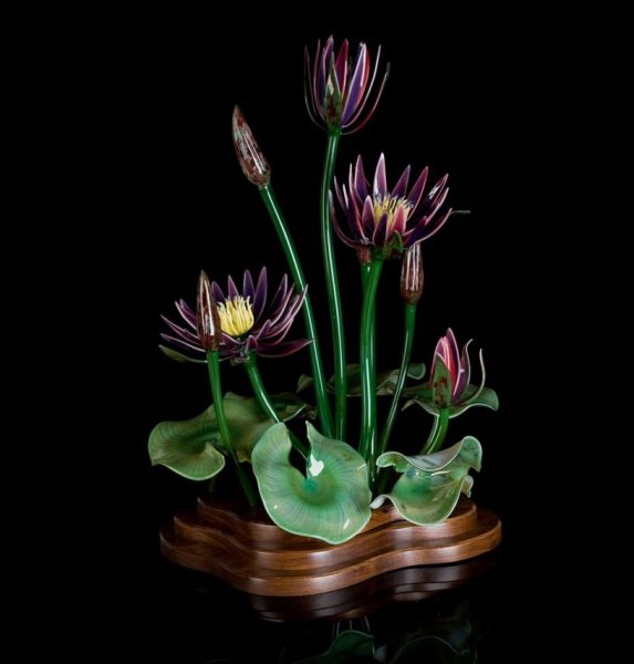 Стеклодув Мартин цветы