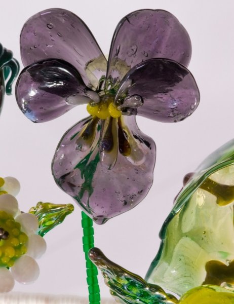 Хрустальный подсвечник Лотос