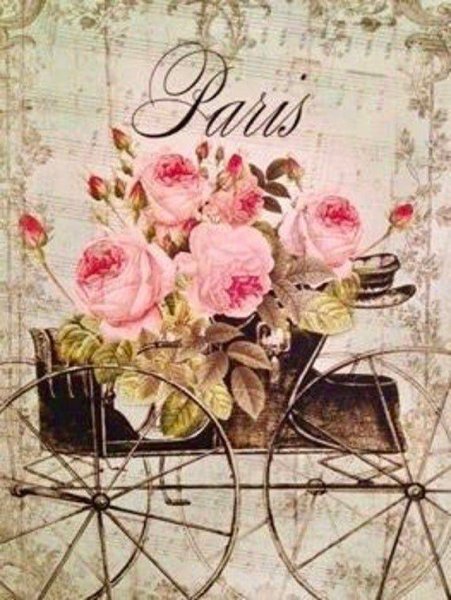 Цветы декупаж