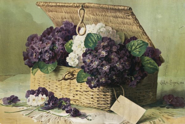 Винтажные цветы для декупажа