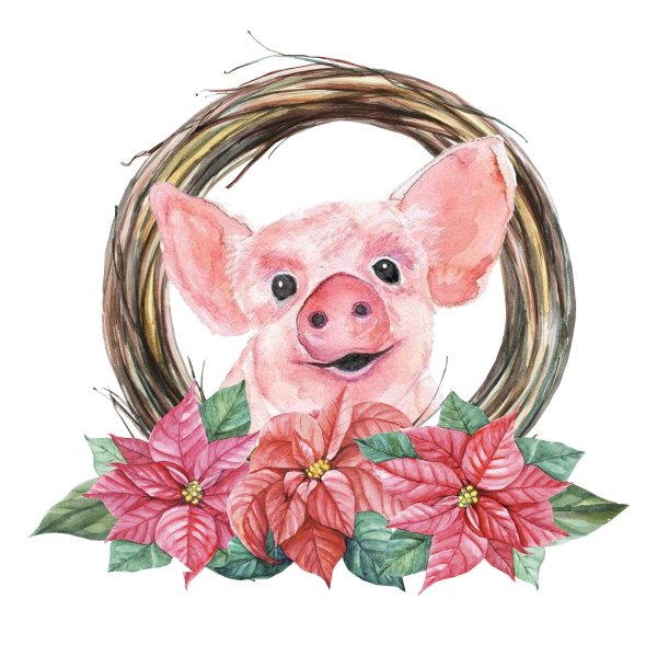 Поросенок весной