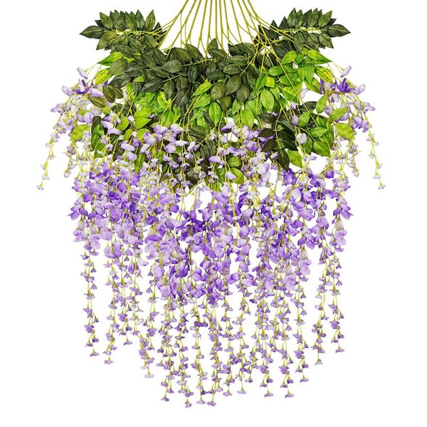 Искусственные цветы свисающие