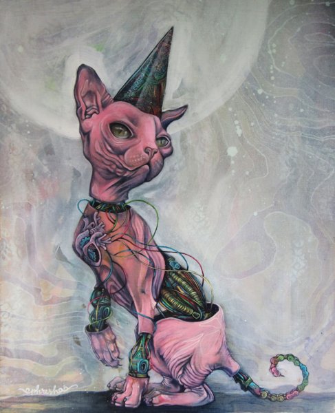 Стилизованные сфинксы