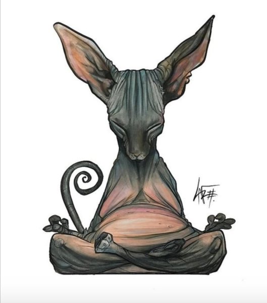 Сфинкс рисунок