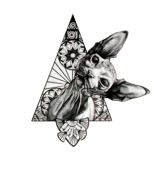 Тату сфинкс