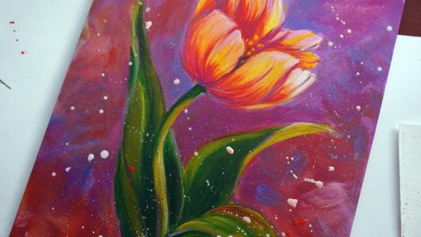 Рисование акрилом для начинающих