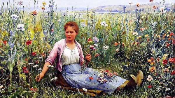 Даниэль Риджуэй Найт цветочница