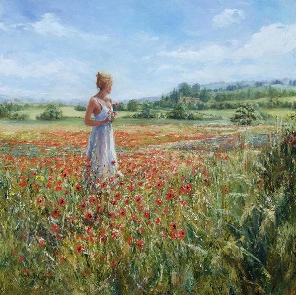 Картина поле