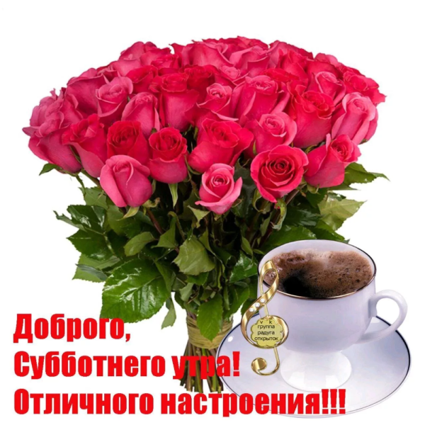 Красивые розы с пожеланиями доброго утра