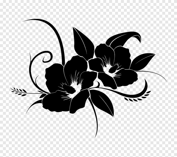 Трафареты цветов для декора