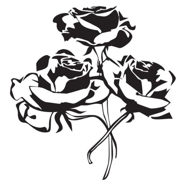 Вышивка крестом монохром