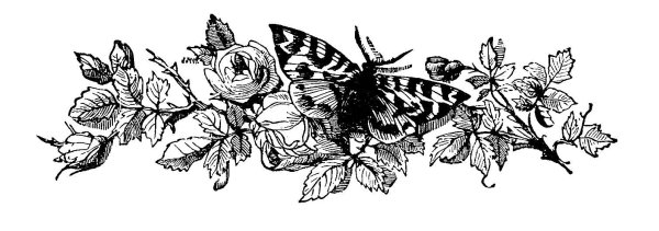 Винтажные цветы черно белые