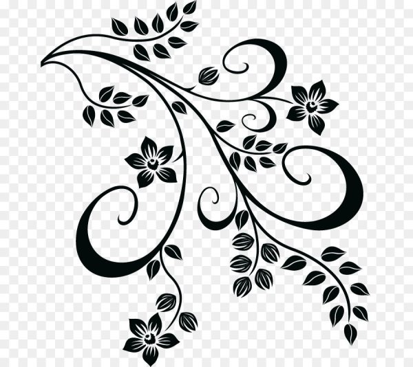 Орнамент цветы