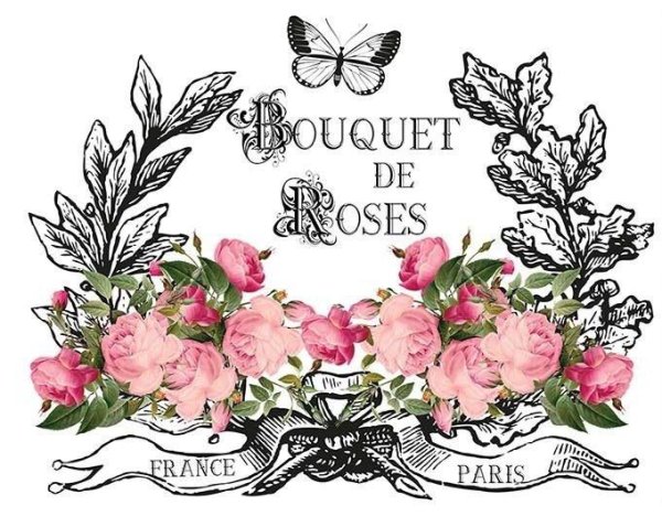 Винтажные надписи монохром