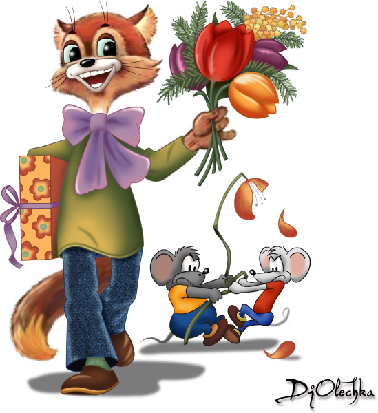 Персонажи мультфильмов Леопольд