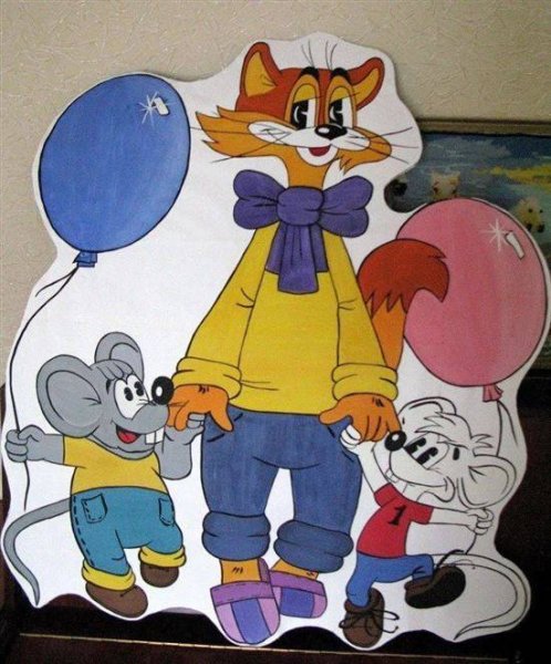 Пазлы Step Puzzle кот Леопольд