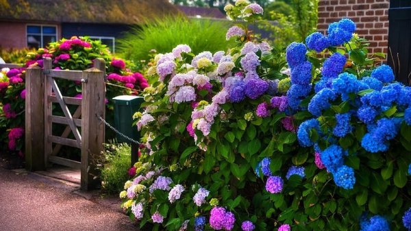 Цветы в саду