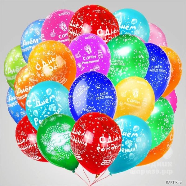 Шары с днем рождения