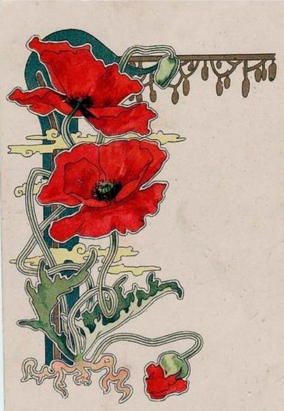 Альфонс Муха маки