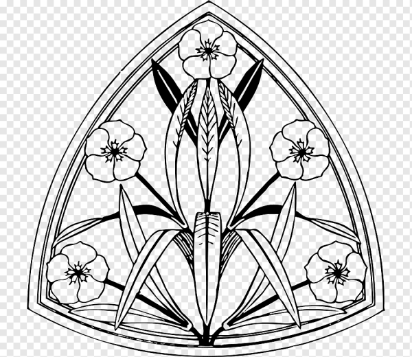 Орнамент ар деко цветы