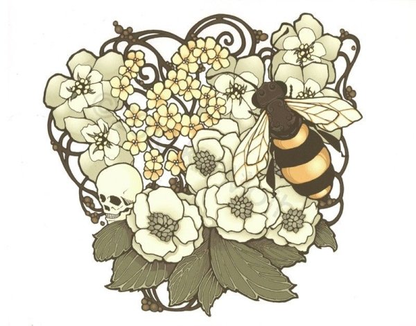 Цветы арт деко нуво