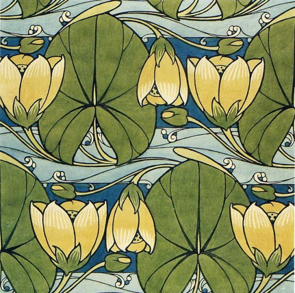 Модерн Морис кувшинки