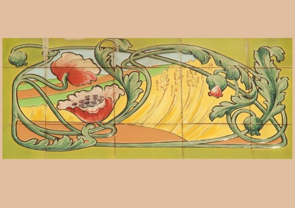 Растительный орнамент арт нуво Модерн