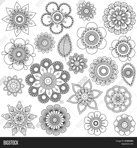 Узоры гелевой ручкой