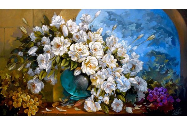 Художник Антон Горцевич картины цветы