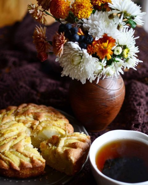 Осеннее чаепитие с пирогами