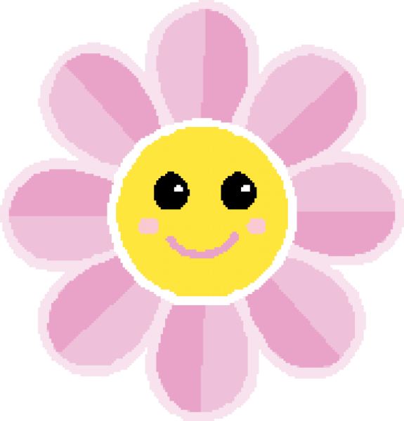 Цветочек с улыбкой