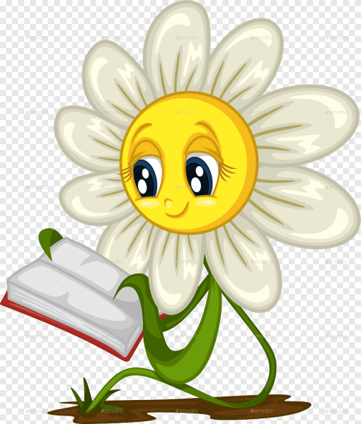 Ромашка улыбается