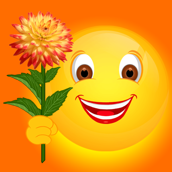 Цветочки с мордашками