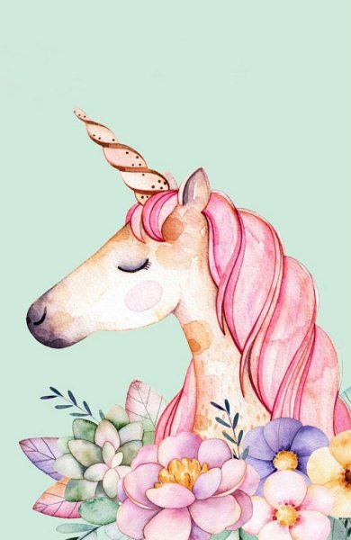 Эдит с единорогом