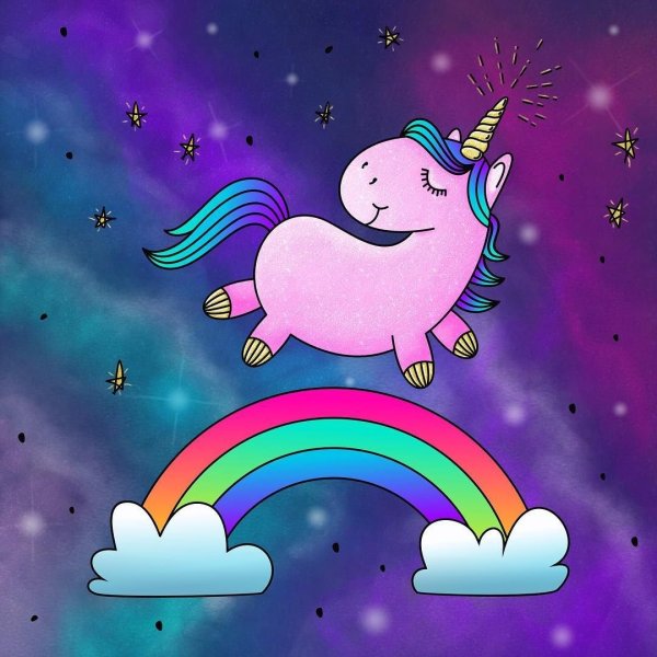 Разноцветный Единорог