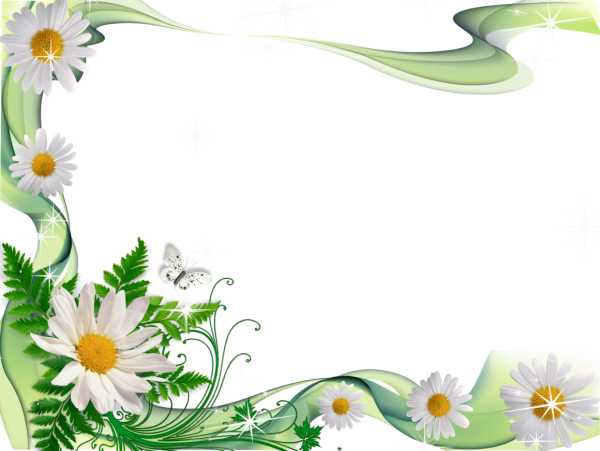 Фоторамка с ромашками