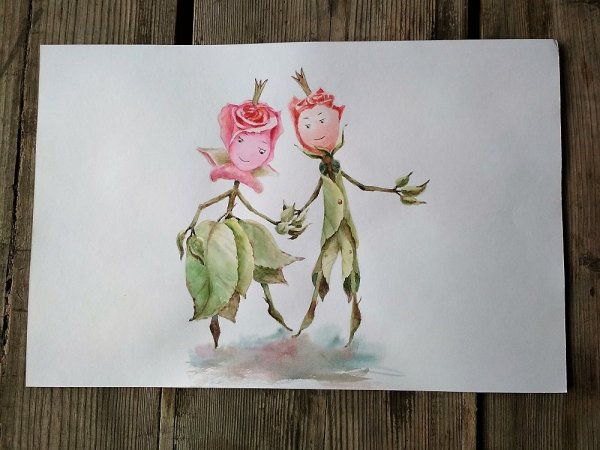 Маленький герой цветы