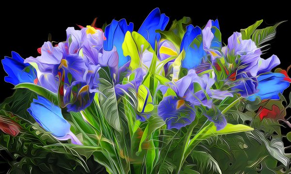 Картина цветы