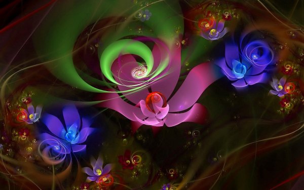Фракталы цветы