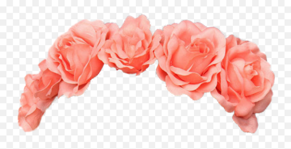 Цветы на голове без фона