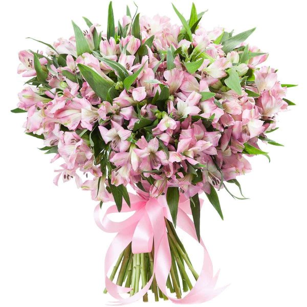 Цветы в букете альстромерия