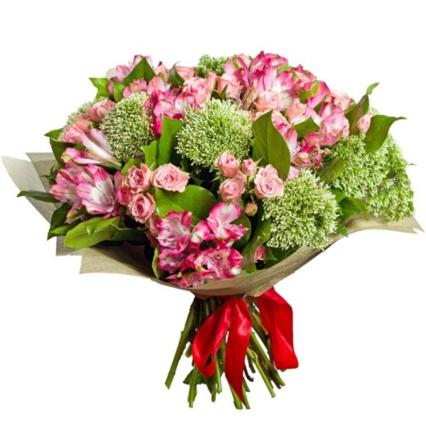 Альстромерия Цимбидиум букет