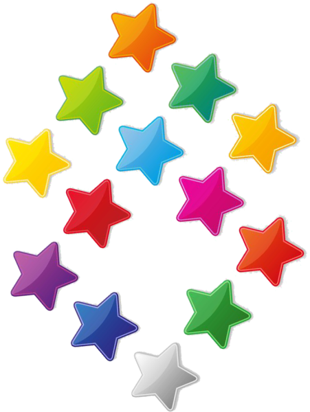 Разноцветные звезды