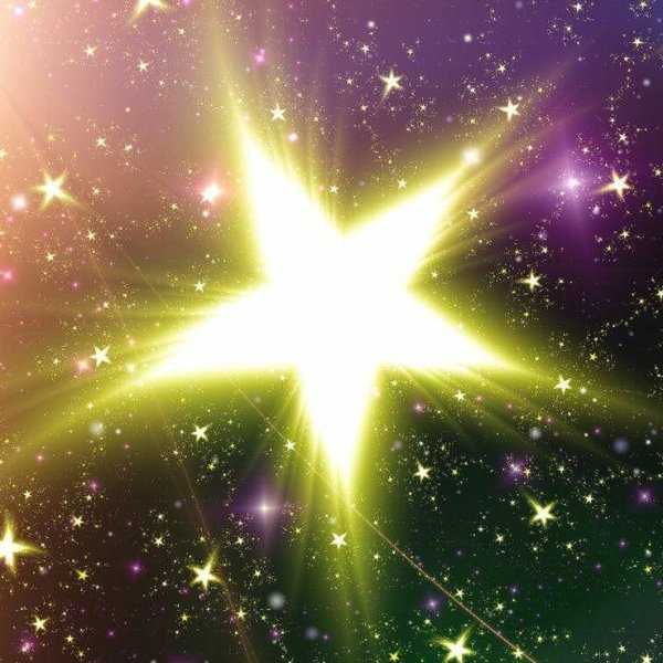 Тату бабочки со звездами