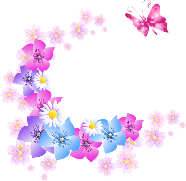 Яркие цветы