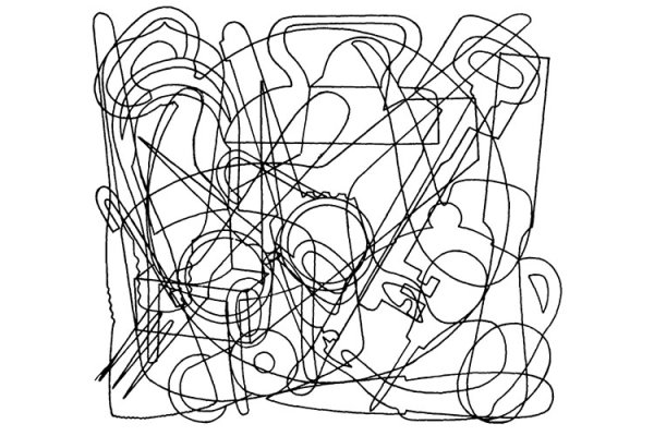 Листья наложенные друг на друга