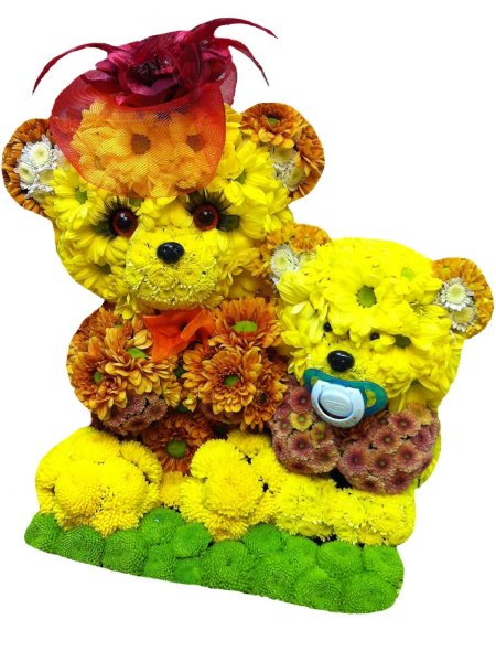 Букет цветов из керамика