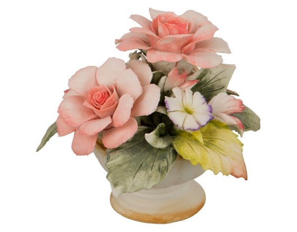 Игрушка из цветов Зайка